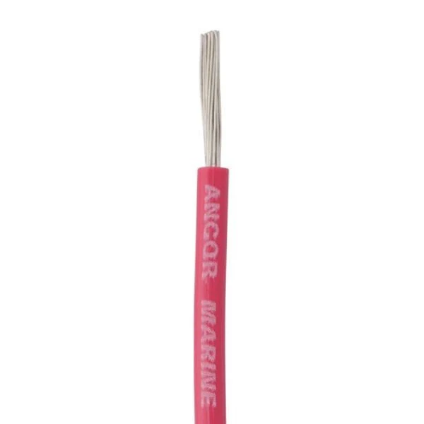 1 Core Tin Cable 100 Red 16 AWG