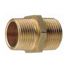 Aquafax Brass Equal Hex Nipple - Image 4