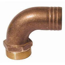 Aquafax Bronze 90 Degree Elbow Connector - Image 8