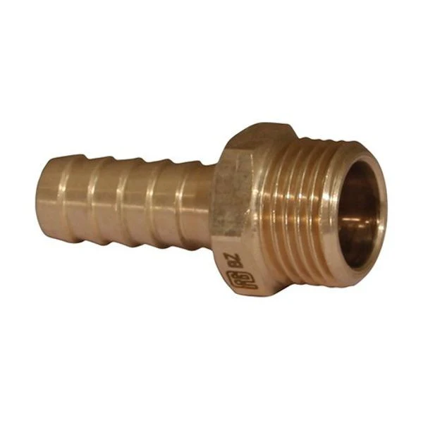 Aquafax Bronze Hose Connector 3-4" BSP - 19mm hose - Image 2