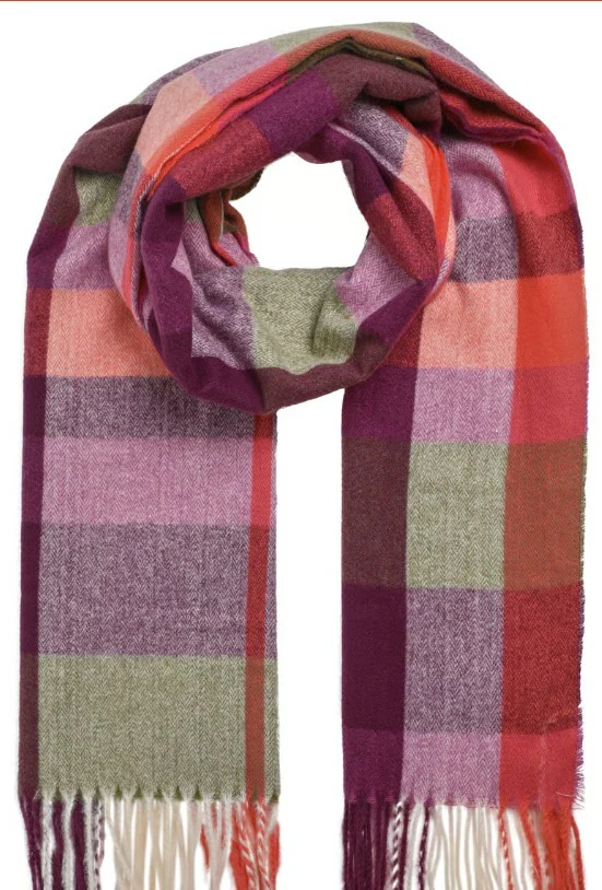Badida Check Ladies Scarf - Image 3