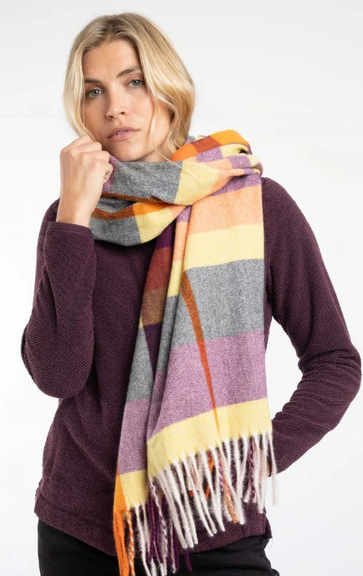 Badida Check Ladies Scarf - Image 6