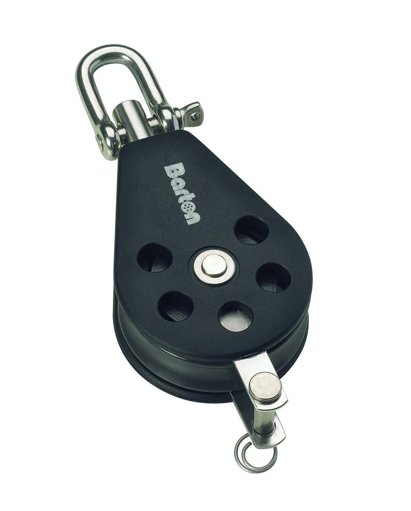 Barton Size 2 35mm Single Block With Swivel and Becket - 02131 - Image 2