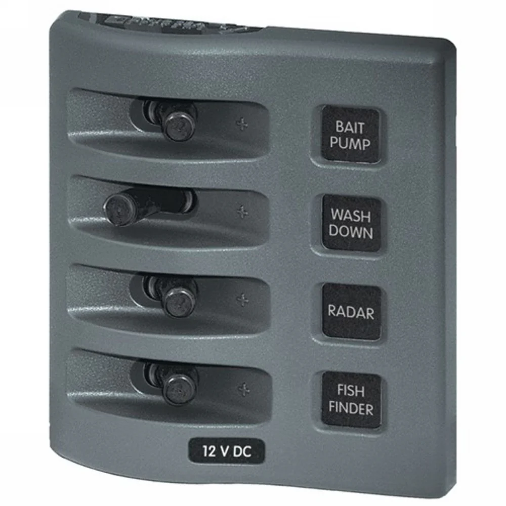 Blue Sea 4 Position Waterproof Switch Panel IP67 - Image 3