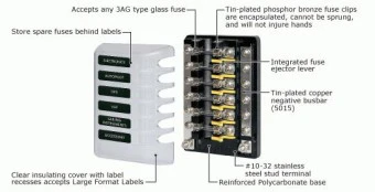 Blue Sea Systems ST Glass Fuse Block - Image 3