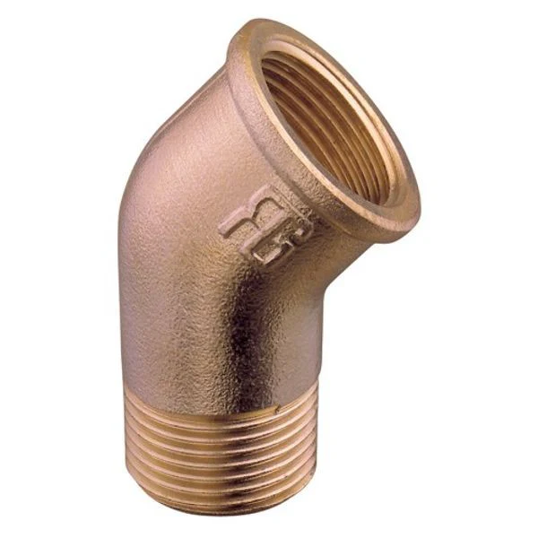 Bronze 45 Degree Elbow 1 1-4" BSP Male to Female - Image 2