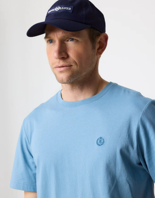 Cowes T Shirt - Fjord Blue - Image 2