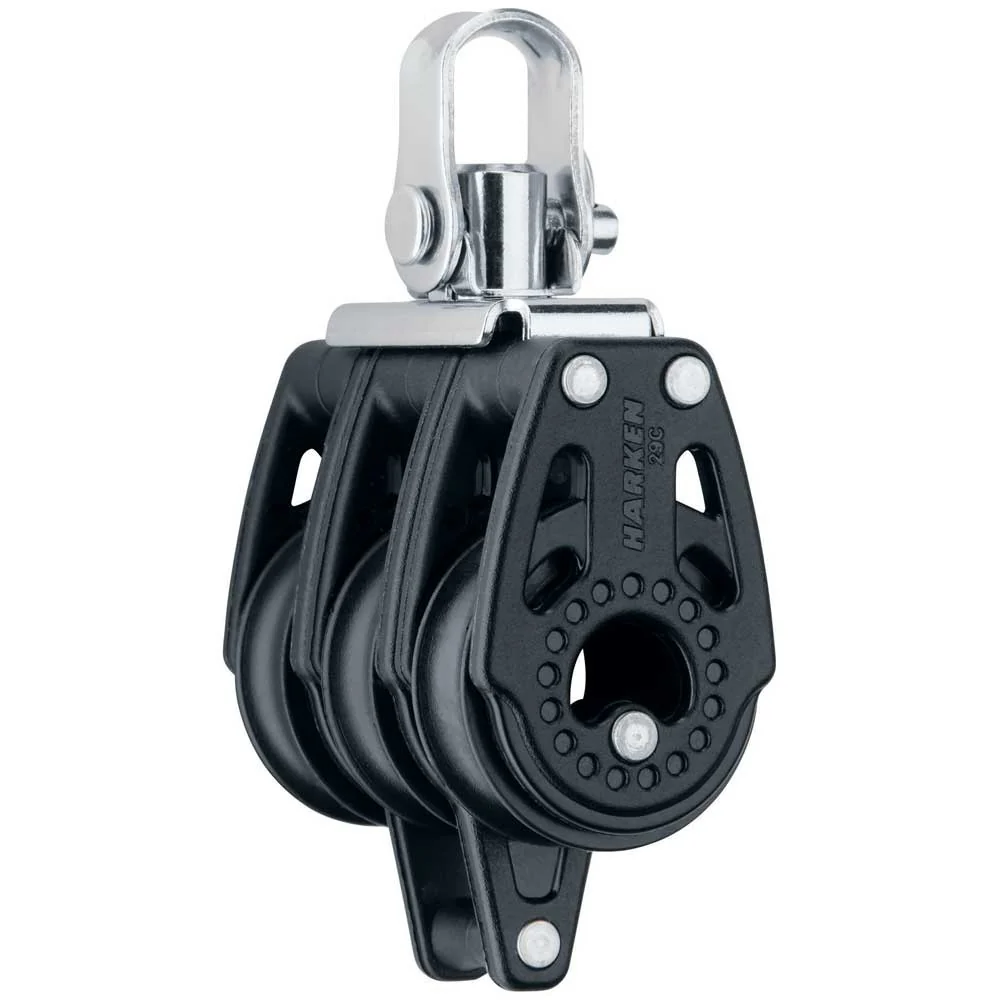 Harken 29mm 345 Carbo Air Triple Block with Swivel & Becket - Image 2