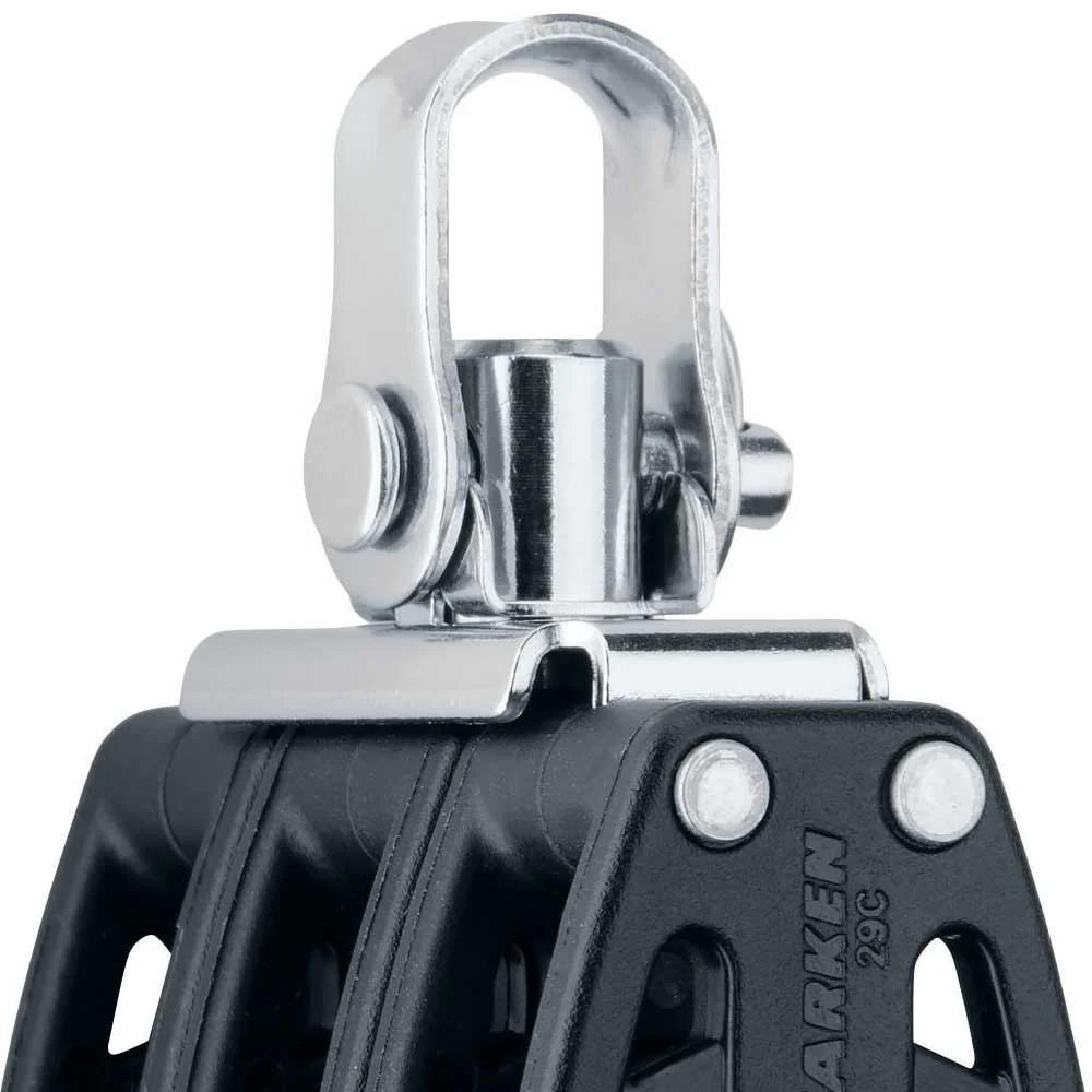 Harken 29mm 345 Carbo Air Triple Block with Swivel & Becket - Image 3