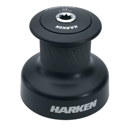 Harken 46 Plain Top Performa Winch - 2 Speed Aluminium 46.2PTP