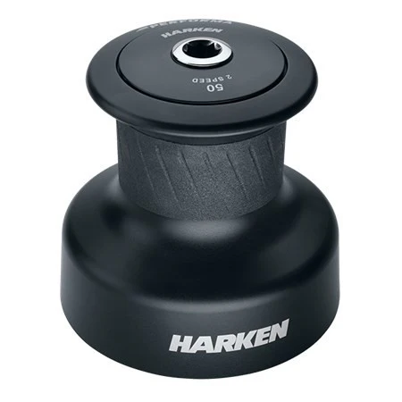Harken 50 Plain Top Performa Winch - 2 Speed Aluminium 50.2PTP