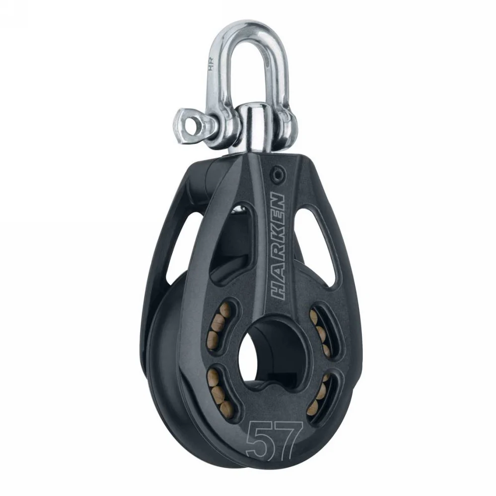 Harken 57mm Black Magic Air Block With Swivel - 57mm