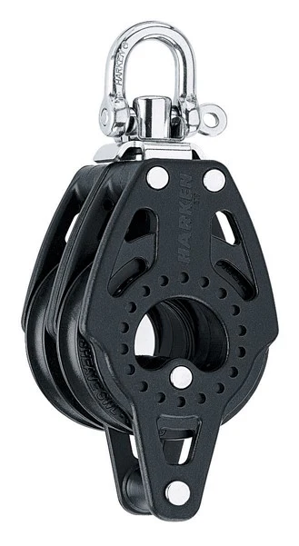 Harken 57mm Carbo Air Double Block - Swivel - Becket 2603