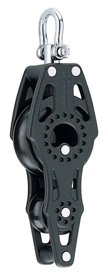 Harken 57mm Carbo Air Fiddle Block With Swivel and Becket - 2622