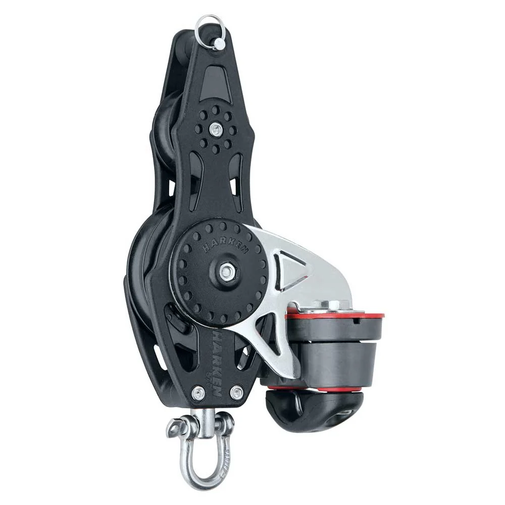 Harken 57mm Fiddle Block With Swivel Becket and Cam Cleat - 2624 - Image 2