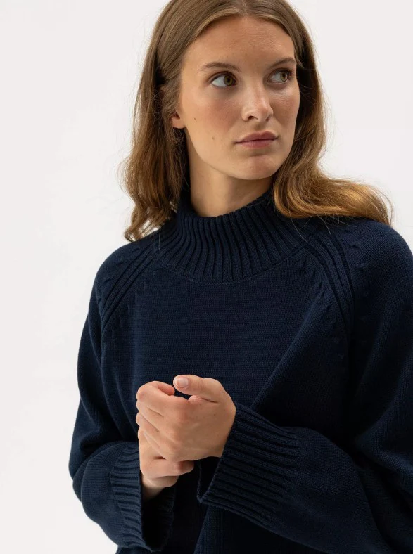 Ladies Holebrook Gerda Turtle Windproof Jumper - Image 2