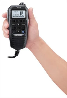 Icom HM-195G Black Command Mic for Icom M423G vhf-dsc-gps - Image 3