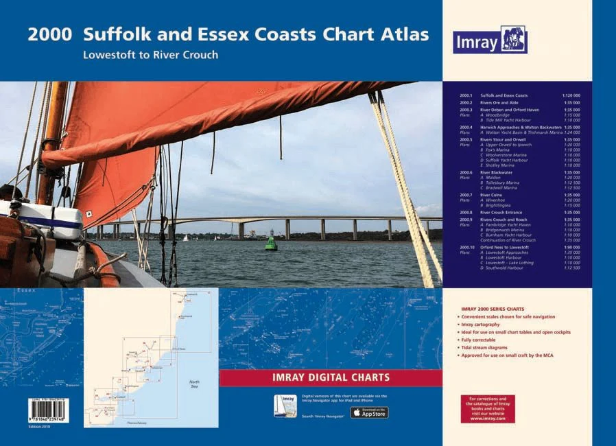 Imray 2000 - Suffolk and Essex Coast Chart Pack - Image 2