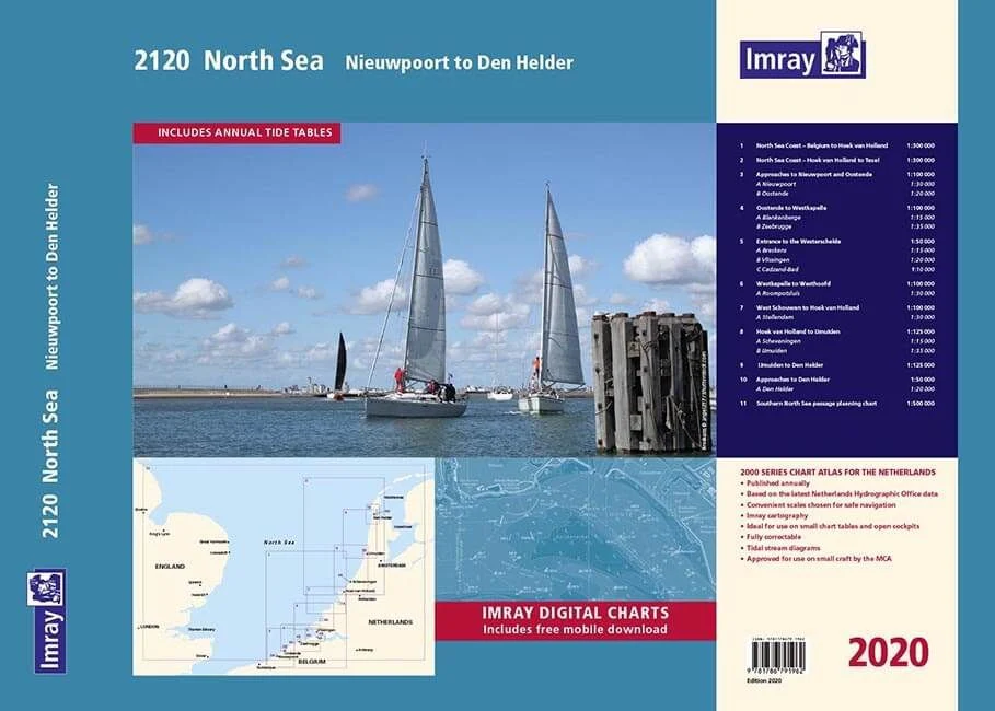 Imray 2120 - Nieuwpoort to Den Helder Chart Pack - Image 2