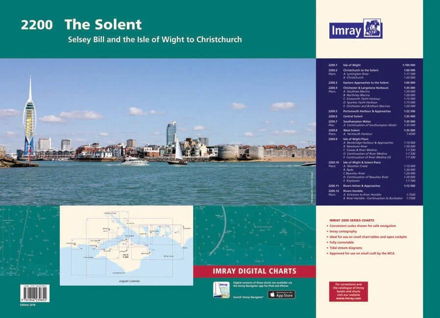 Imray 2200 - The Solent Chart Pack - Image 2