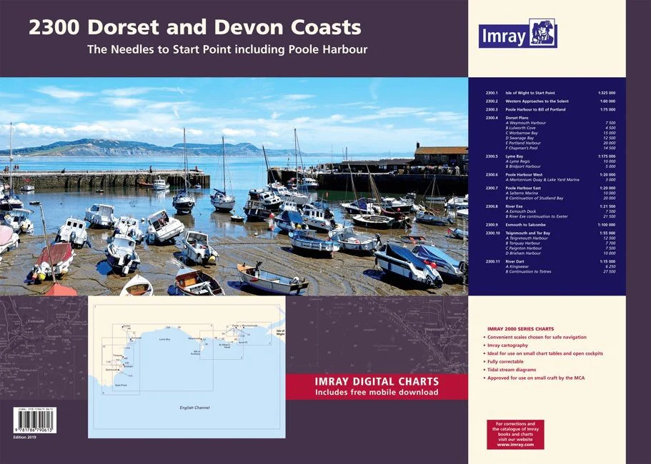 Imray 2300 - Dorset and Devon Coasts Chart Pack - Image 2