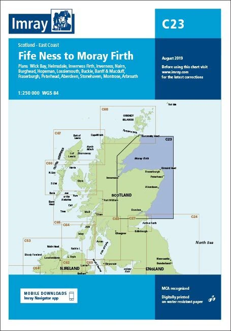 Imray C23 Chart - East Coast of Scotland - Image 2