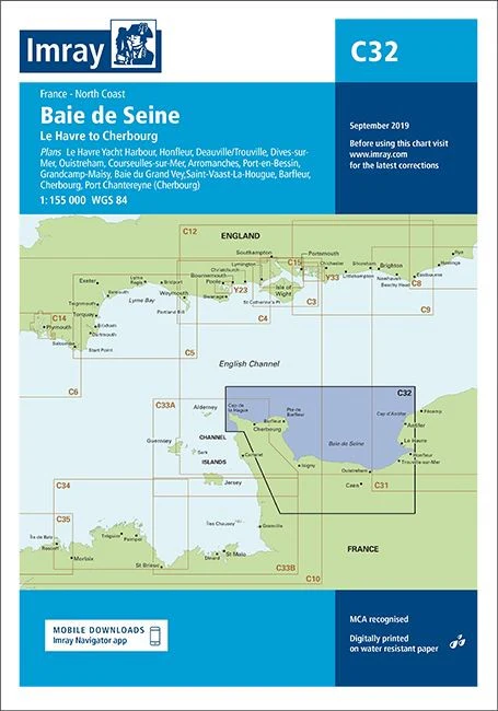 Imray C32 Chart - Baie de Seine - Image 2