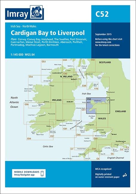 Imray C52 Chart - Cardigan Bay to Liverpool - Image 2