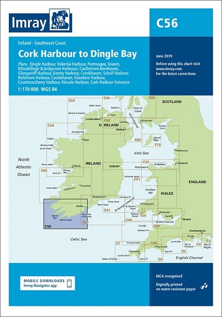 Imray C56 Chart - Cork Harbour to Dingle Bay - Image 2