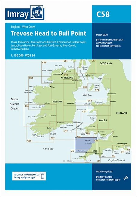 Imray C58 Chart - Trevose Head to Bull Point - Image 2