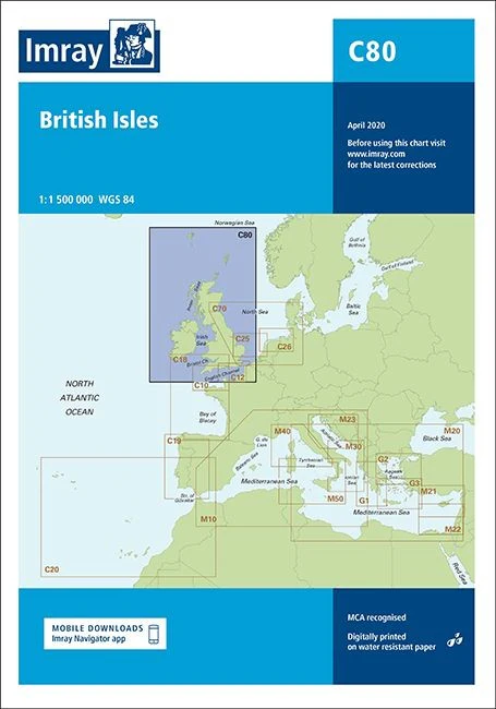 Imray C80 Chart - British Isles - Image 2