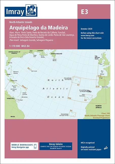 Imray E3 Chart - Arquipelago da Madeira - Image 2