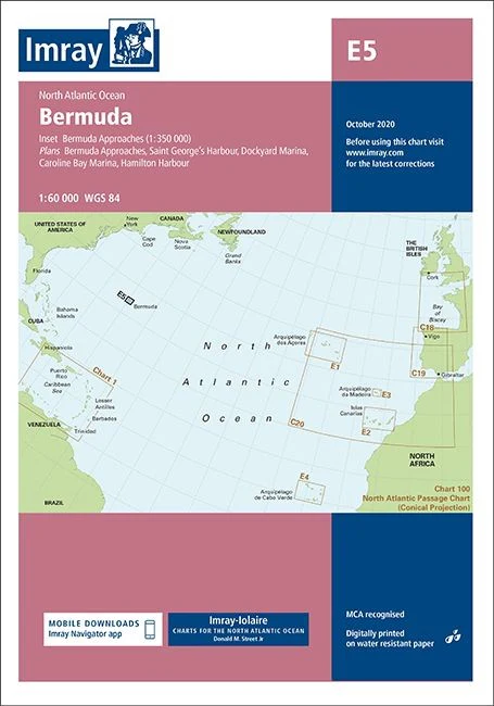 Imray E5 Chart - Bermuda - Image 2