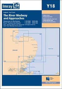 Imray Y18 Chart - The River Medway and Approaches