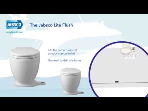 Jabsco Electric Toilet  Lite Flush 12v With Panel 58500-1012 - Image 3