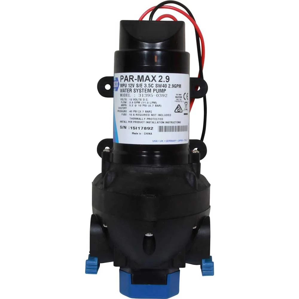 Jabsco ParMax 3 12V 40PSI Pressure Controlled Pump - Image 2