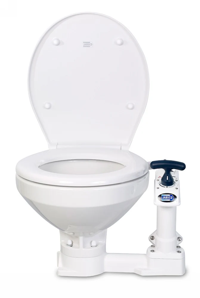 Jabsco Twist and Lock Manual Toilet with Soft Close Seat - Regular - Image 3