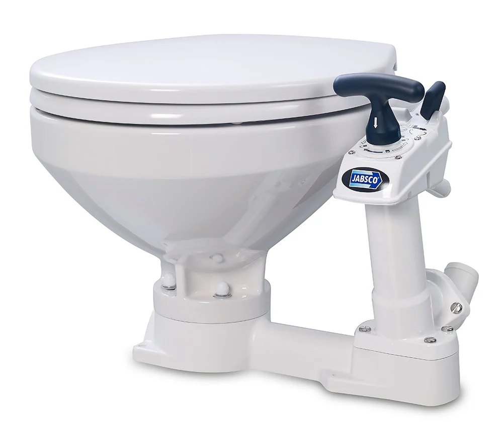 Jabsco Twist and Lock Manual Toilet with Soft Close Seat - Regular - Image 4