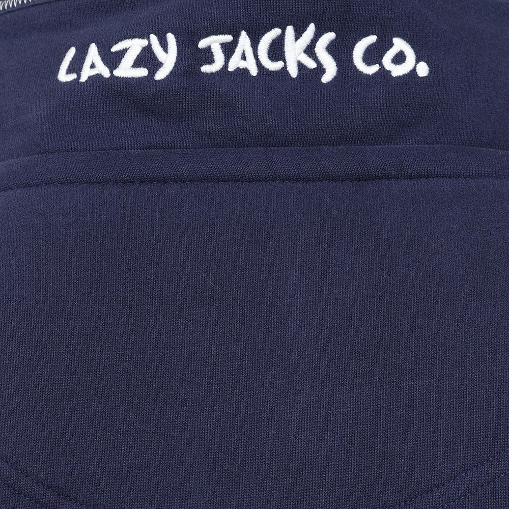 Lazy Jacks Mens Classic 1-4 Zip Plain Sweatshirt - Image 4