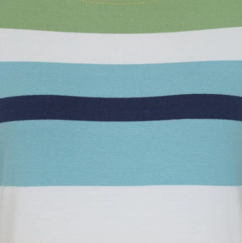 Long Sleeved Striped Breton Top - Image 2