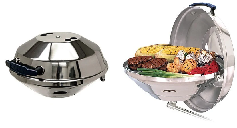 Magma Marine Kettle Charcoal Grill BBQ Party Size 43cm, 17" - Image 3