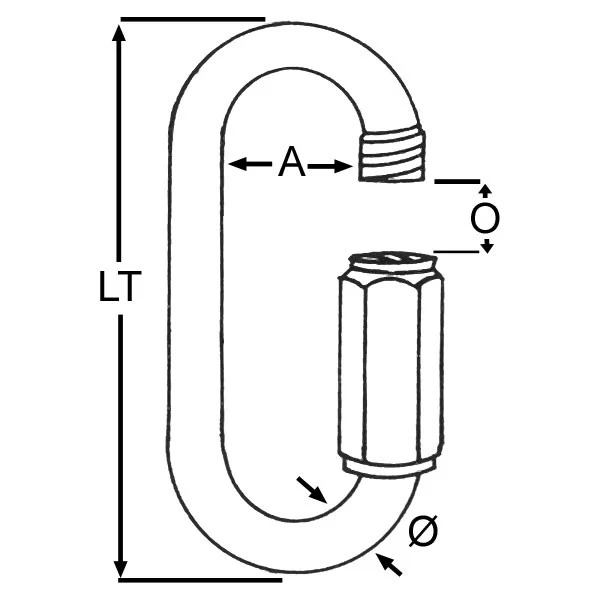 Maillon Stainless Steel Rapide Quick Link - Image 3