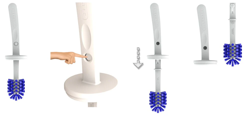 OceanAir Brush and Stow Toilet Brush - Image 5