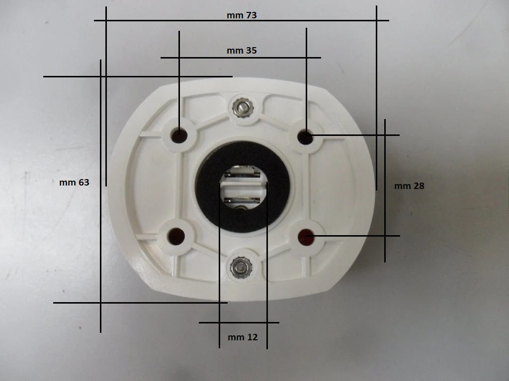Osculati Compact 135° clear white led navigation light - Image 2