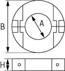 Plastimo Zinc Collar Anode 35mm - Image 3