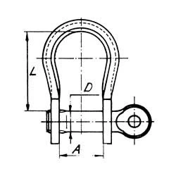 Proboat Stainless Steel 6mm Bow Standard Pin Shackle - Image 3