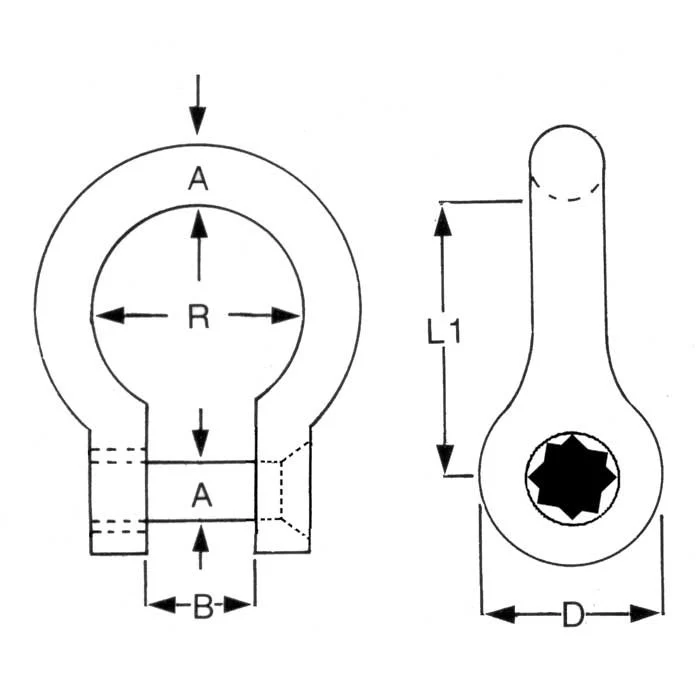 Proboat Stainless Steel Allen Pin Bow Shackles - Image 3