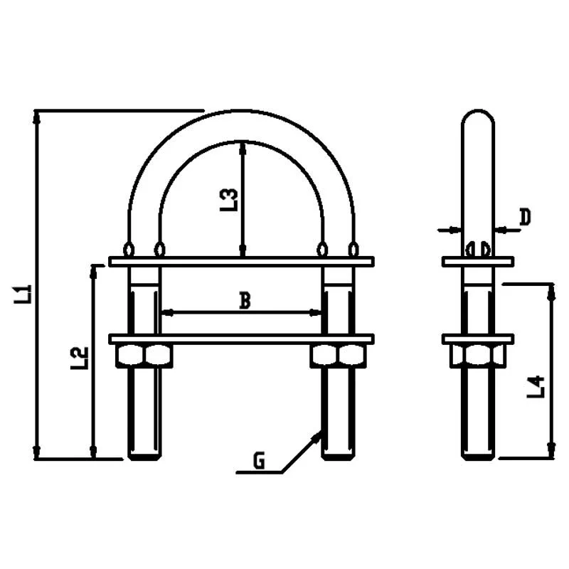 Proboat Stainless Steel U Bolt - Image 3