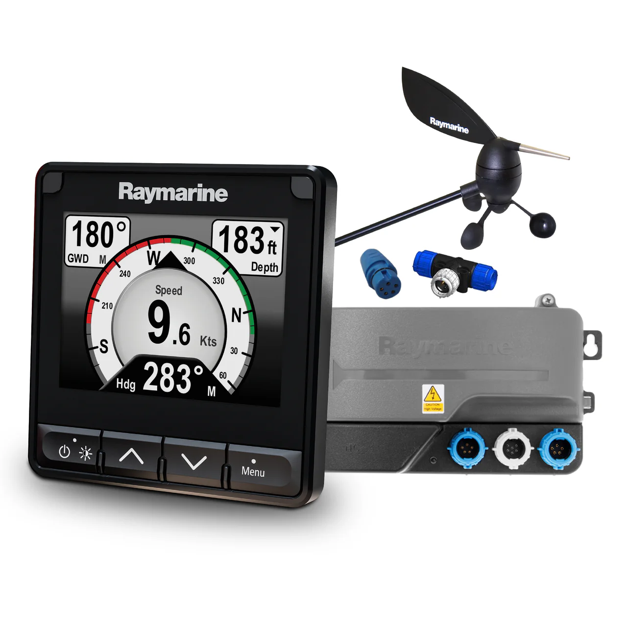 Raymarine i70 Instrument Display Pack + Transducer + 3M Cable T70216
