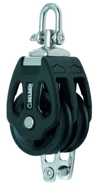 Selden 60mm Plain Bearing Double Block with Becket - 406-001-06 - Image 2